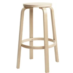 64 Barhocker Gestell klar lackiert 75cm