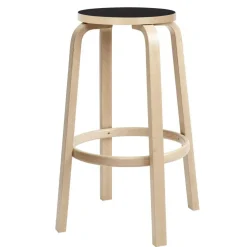 64 Barhocker Gestell klar lackiert 75cm