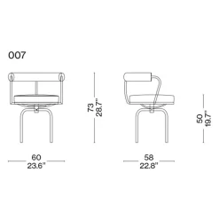 7 Fauteuil tournant