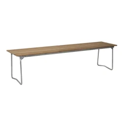 9 Gartenbank klappbar 170x40cm Eiche