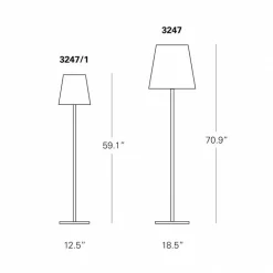3247 Stehleuchte H150cm