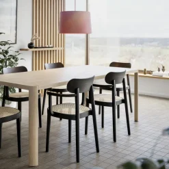 118 Stuhl mit Rohrgeflecht 4er Set