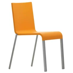 .03 Stuhl stapelbar Gestell silberfarben