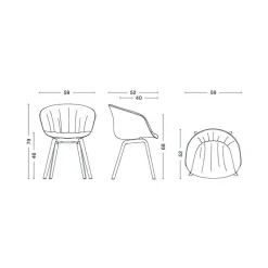About a Chair AAC 23 Soft Armlehnstuhl