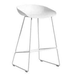 About a Stool AAS 38 2.0 Barhocker niedrig Gestell weiß