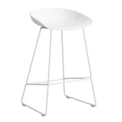 About a Stool AAS 38 2.0 Barhocker niedrig Gestell weiß