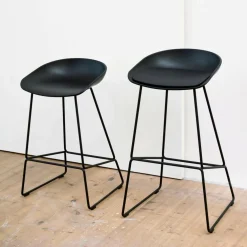 About a Stool AAS 38 2.0 Barhocker hoch Gestell schwarz