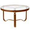 Adnet Couchtisch Ø 70cm