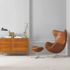 Aktion Egg Chair/Das Ei™ Sessel + Hocker Leder