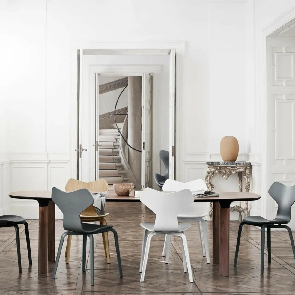 Analog™ Esstisch + 6 Drop™ Stühle Set