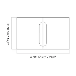 Androgyne Beistelltisch Stahl Ø 63cm