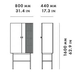Array Highboard 80cm