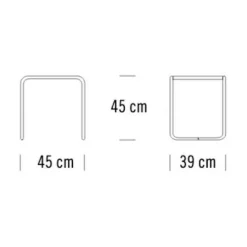 B 9 Beistelltisch 2er Set Glas