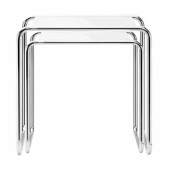 B 9 Beistelltisch 2er Set Glas