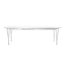 B619 Super-elliptischer Tisch Laminat ausziehbar