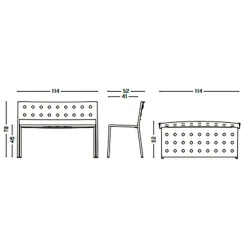 Balcony Dining Gartenbank