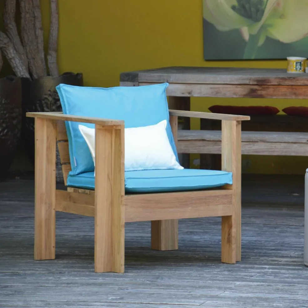Batten Teakholz Loungesessel