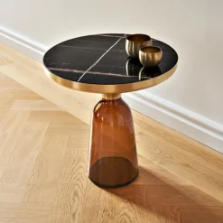 Bell Side Table Beistelltisch Messing Marmor