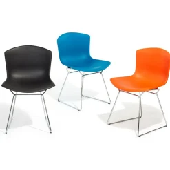 Bertoia Plastic Stuhl Gestell verchromt