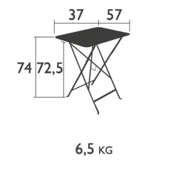 Bistro Klapptisch 37x57cm