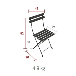 Bistro Metall Klappstuhl 4er Set