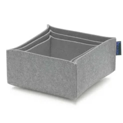 Box 2 Filz-Aufbewahrungsboxen 3er Set