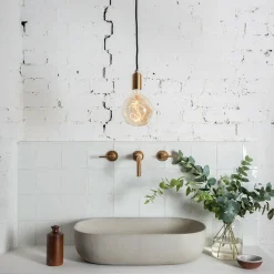 Brass Pendelleuchte mit Voronoi I LED E27 FILAMENT 2W =><noscript><img width=