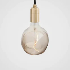 Brass Pendelleuchte mit Voronoi I LED E27 FILAMENT 2W =><noscript><img width=