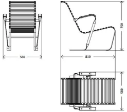 Breuer Modell 1090 Gartensessel