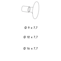 Bulb 12 Garderobenhaken
