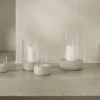 Calma Windlicht Polyresin 2er Set