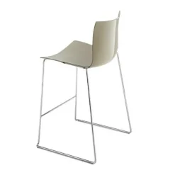 Catifa 46 0474 Barhocker niedrig einf. Chrom