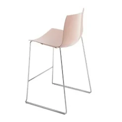 Catifa 46 0474 Barhocker niedrig einf. Chrom