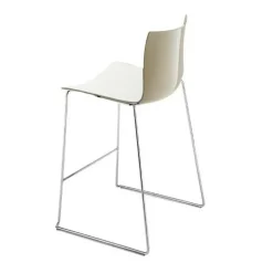 Catifa 46 0474 Barhocker niedrig zweif. Chrom