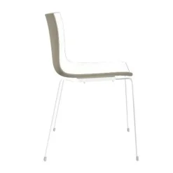 Catifa 46 0251 Stuhl zweifarbig Gestell weiß