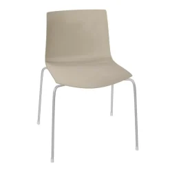 Catifa 46 Stuhl einfarbig Gestell Chrom