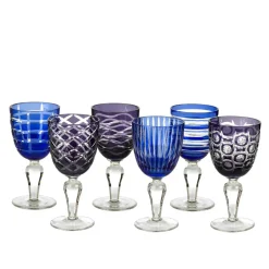 Cobalt Weinglas 6er Set