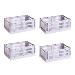 Colour Crate Korb recycelt S 4er Set