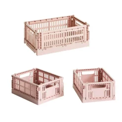 Colour Crate Korb recycelt S + Mini 3er Set