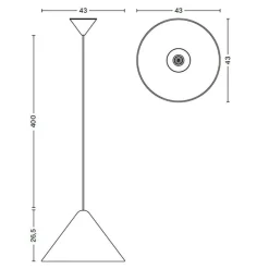 Compass Pendelleuchte Ø 43cm