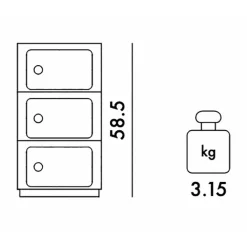 Componibili 3 Container