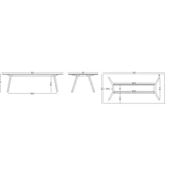 Copenhague CPH30 2.0 Esstisch Laminat 250x120cm