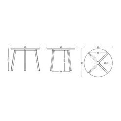 CopenhagueCPH Deux 220 2.0 Esstisch Ø98cm