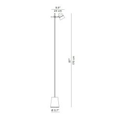 Counterbalance LED Stehleuchte