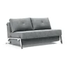 Cubed 140 Schlafsofa Chrom 145x103cm