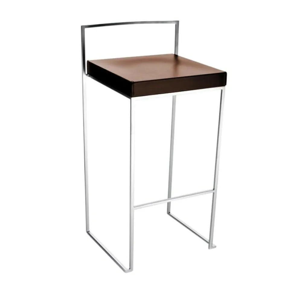 Cubo S62 Barhocker Sitzfläche Leder H65cm