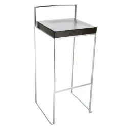 Cubo S62 Barhocker Sitzfläche Leder H75cm