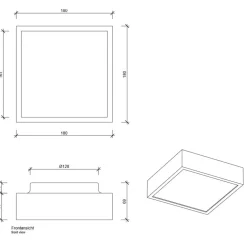Cut 18 N LED Deckenleuchte