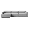Develius 3-Sitzer Sofa Chaiselongue links