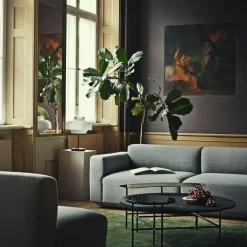 Develius 2-Sitzer Sofa mit Chaiselongue links